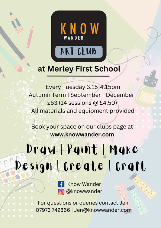 Tuesday KW Art Club - Merley First School